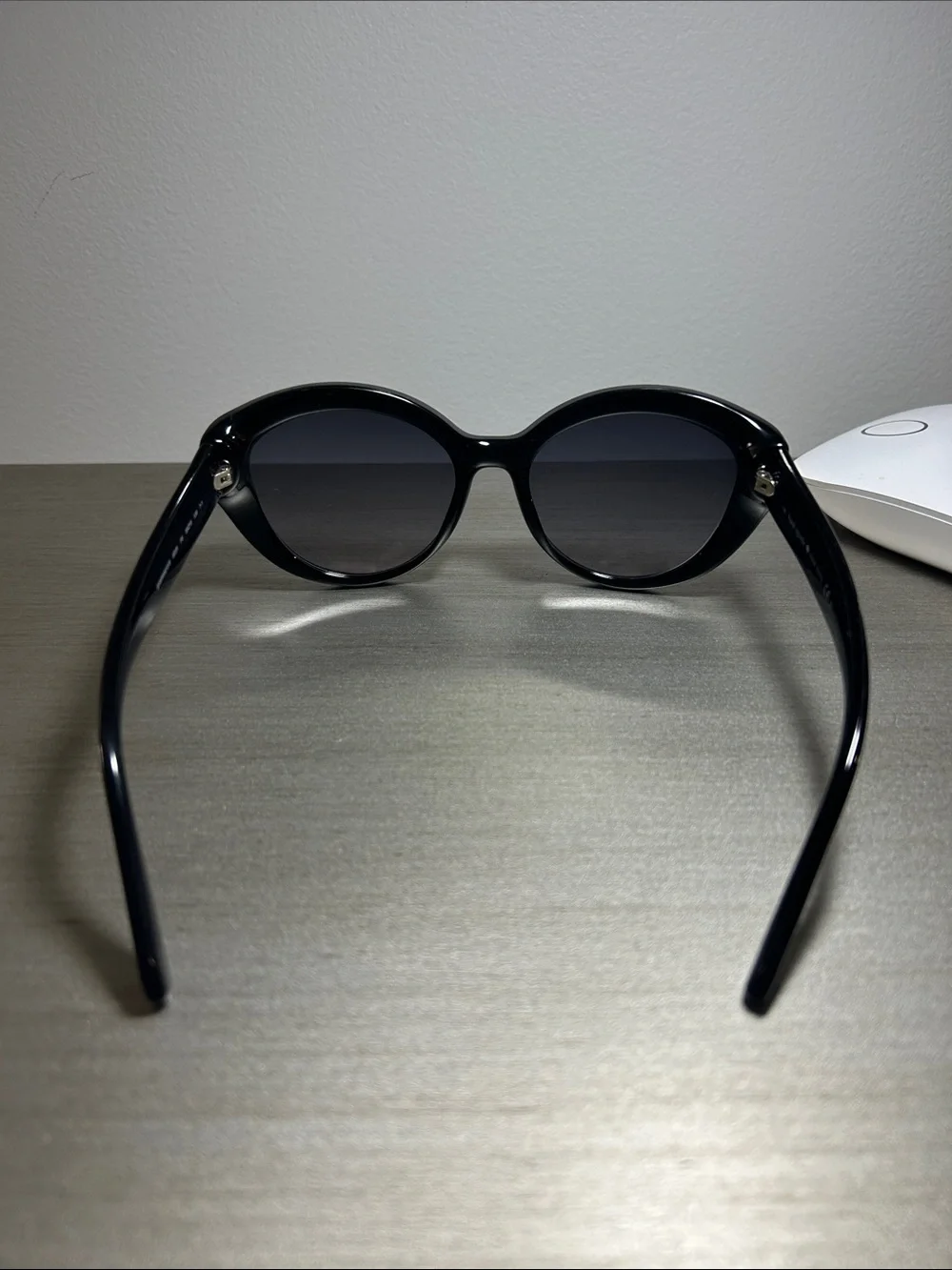 kate spade Black Sunglasses with Turquoise Hard Case